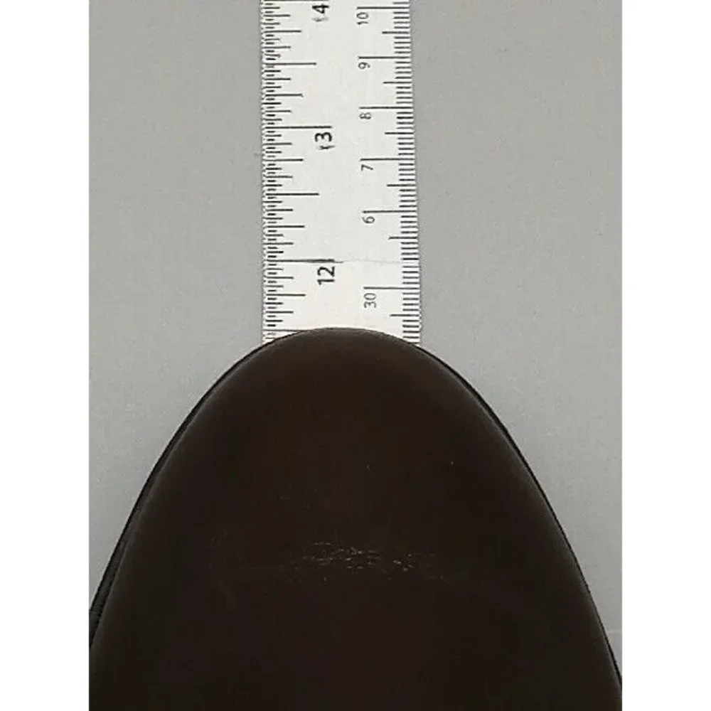 Vince Camuto Womens Boots Pauletta Brown Leather Zip Knee High Wide Calf 9.5 - Picture 7 of 14